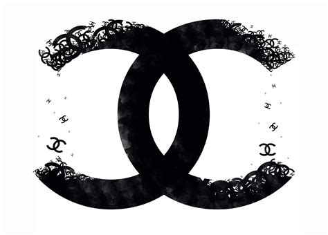 chanel cc logo poster